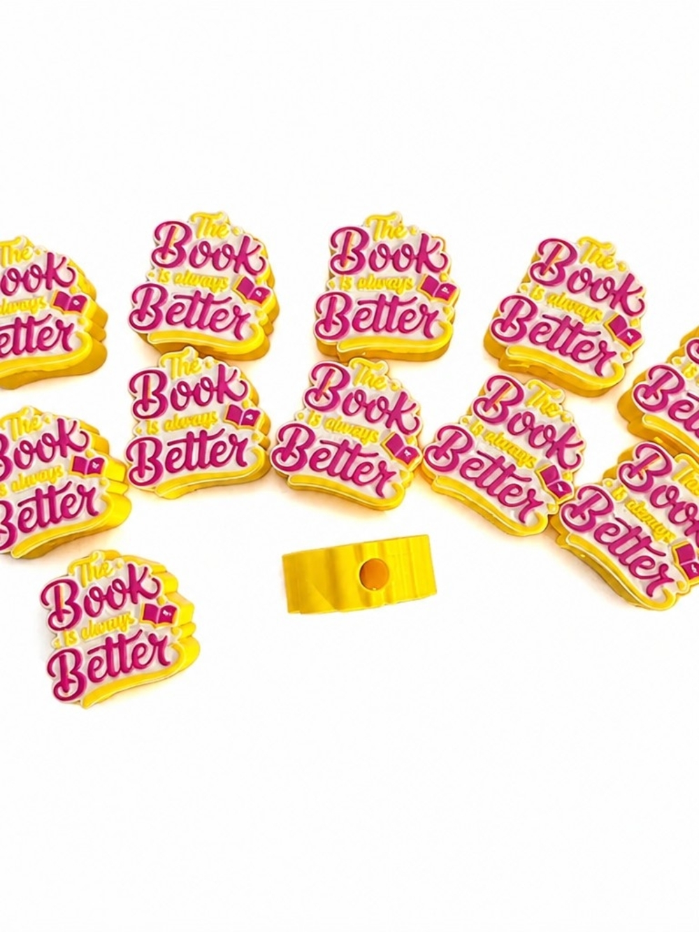 The Book is Always Better Straw Toppers
